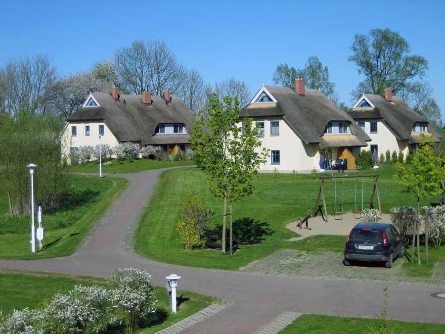 Komfortables Reetdachferienhaus Hasel 1 Puddemin 외부 사진